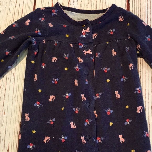 5 Carter’s Footed Onesies Sleepers - Picture 11 of 15